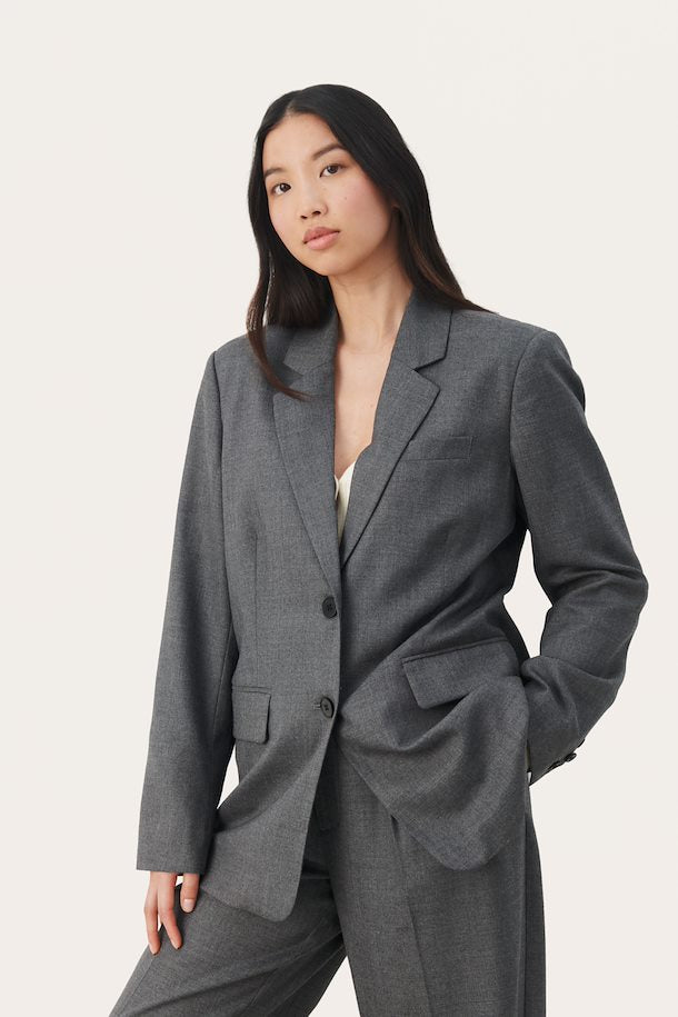 Part Two - CharminePW BZ - Gray Flannel Melange