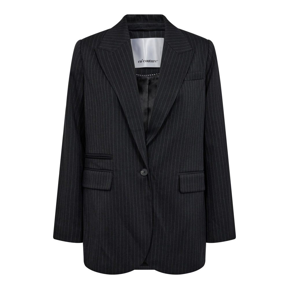 Cocouture - IdaCC Pin Single Oversi Blazer - Mørkegrå