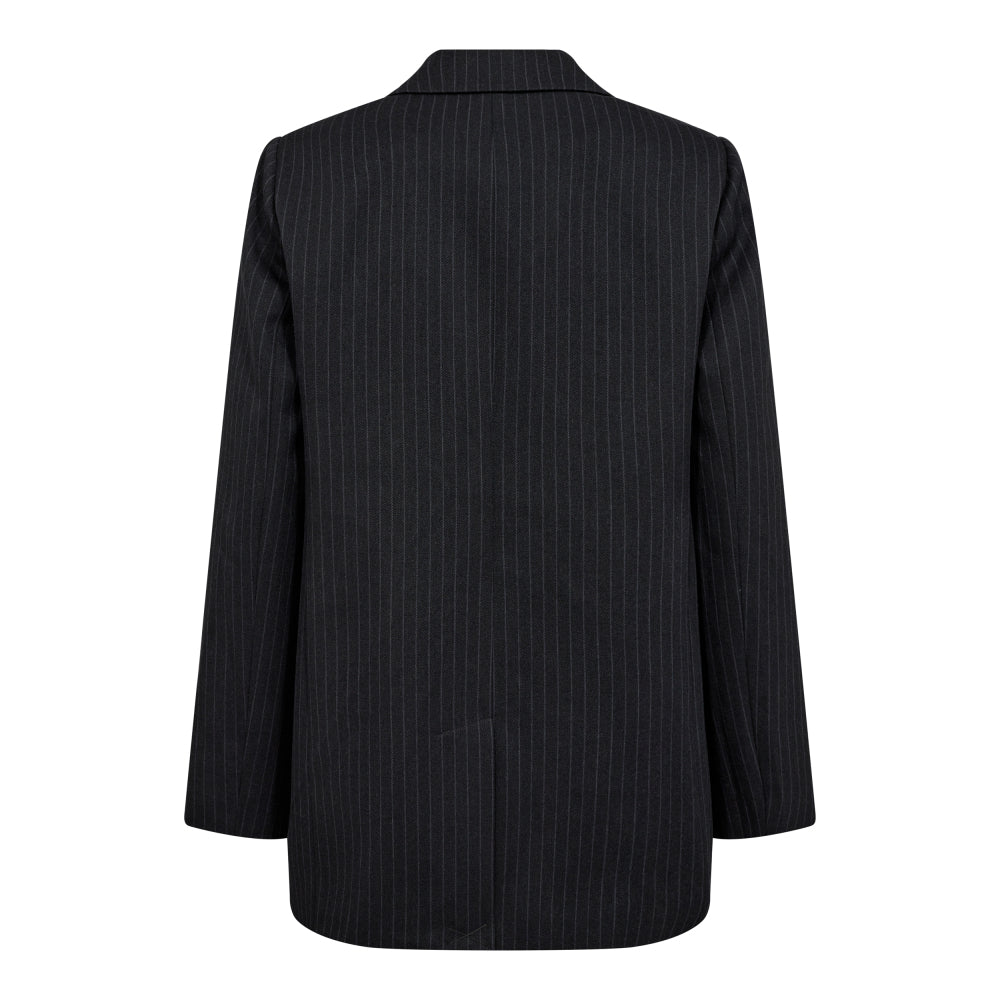 Cocouture - IdaCC Pin Single Oversi Blazer - Mørkegrå
