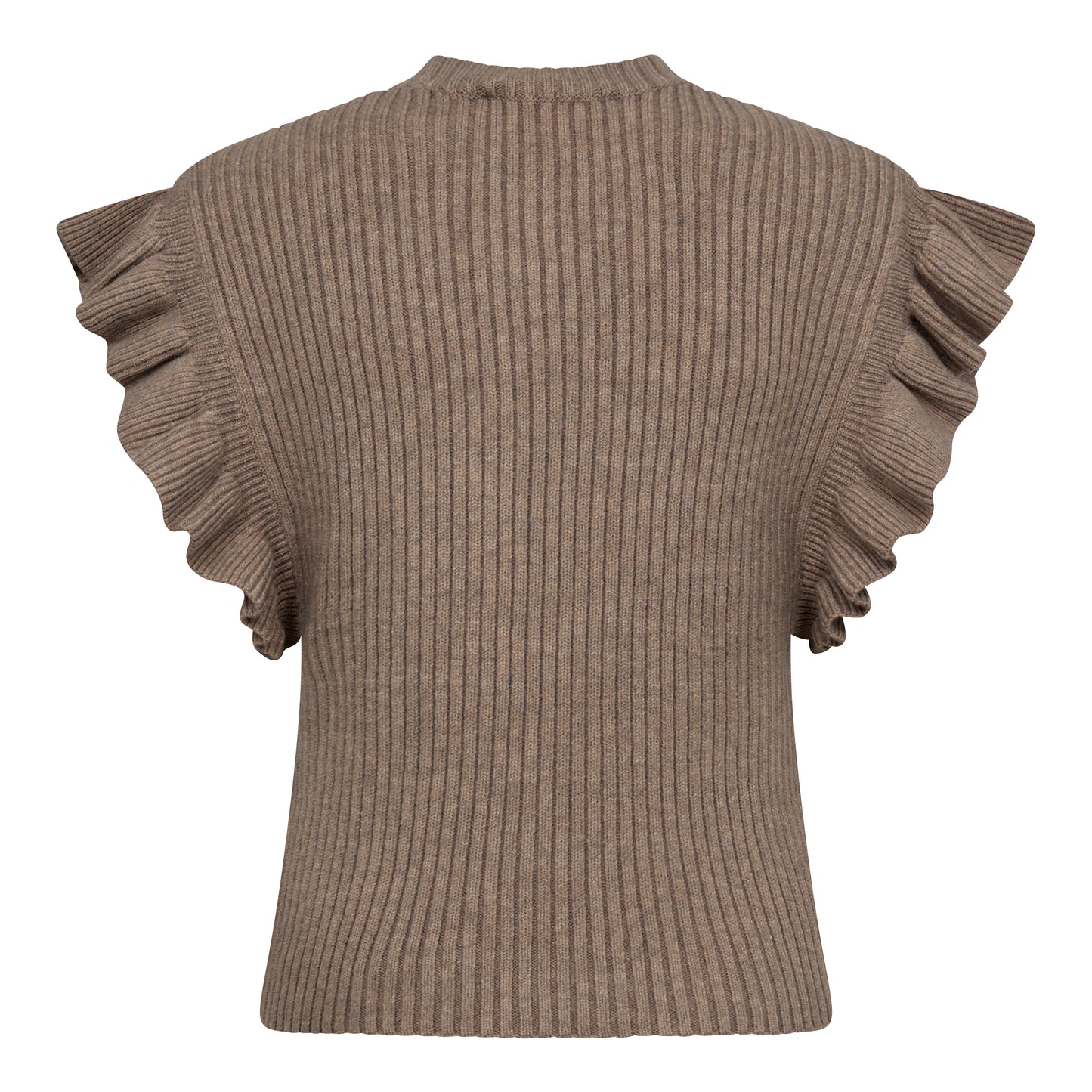 Cocouture - RowCC Frill Cable Vest - Champagne