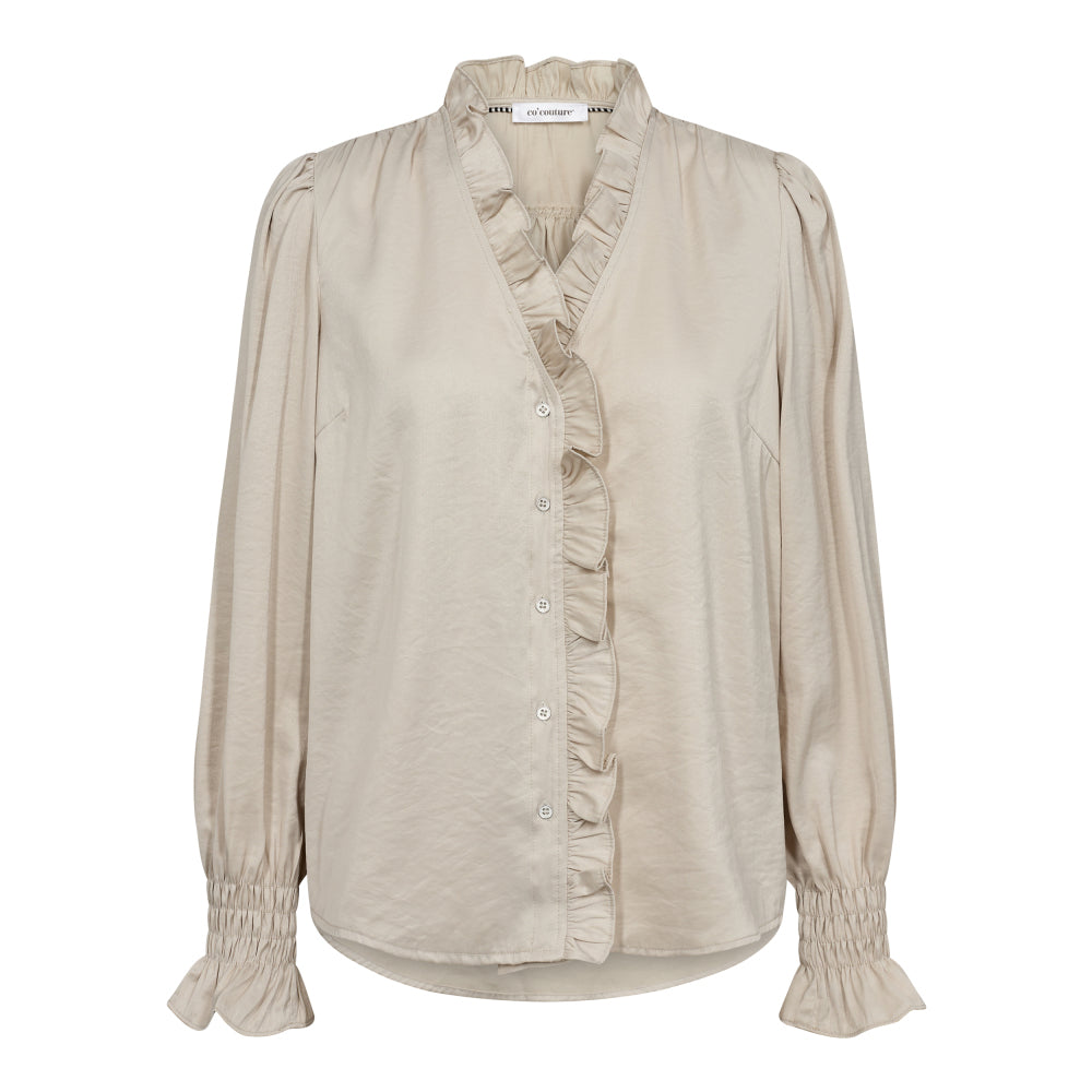 Cocouture - RavenCC Frill Shirt - Bone