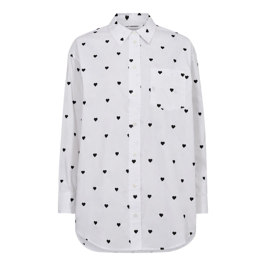 Cocouture - HeartCC Oversize Shirt - White
