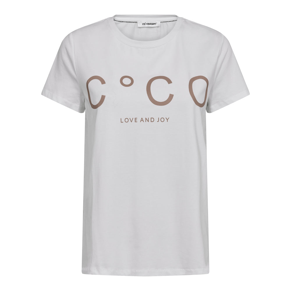 Cocouture - CocoCC Signature Tee - HvidWalnu