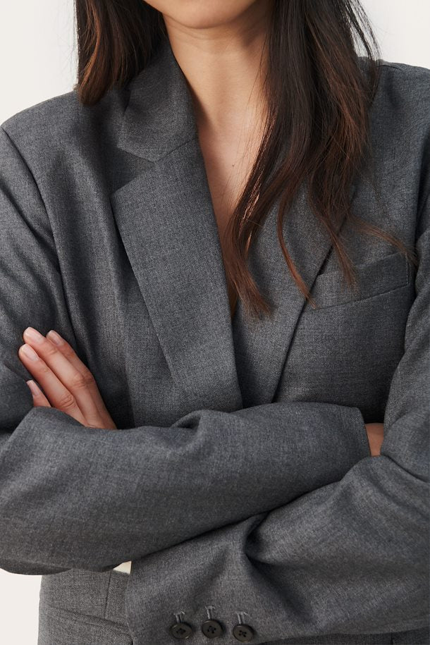 Part Two - CharminePW BZ - Gray Flannel Melange