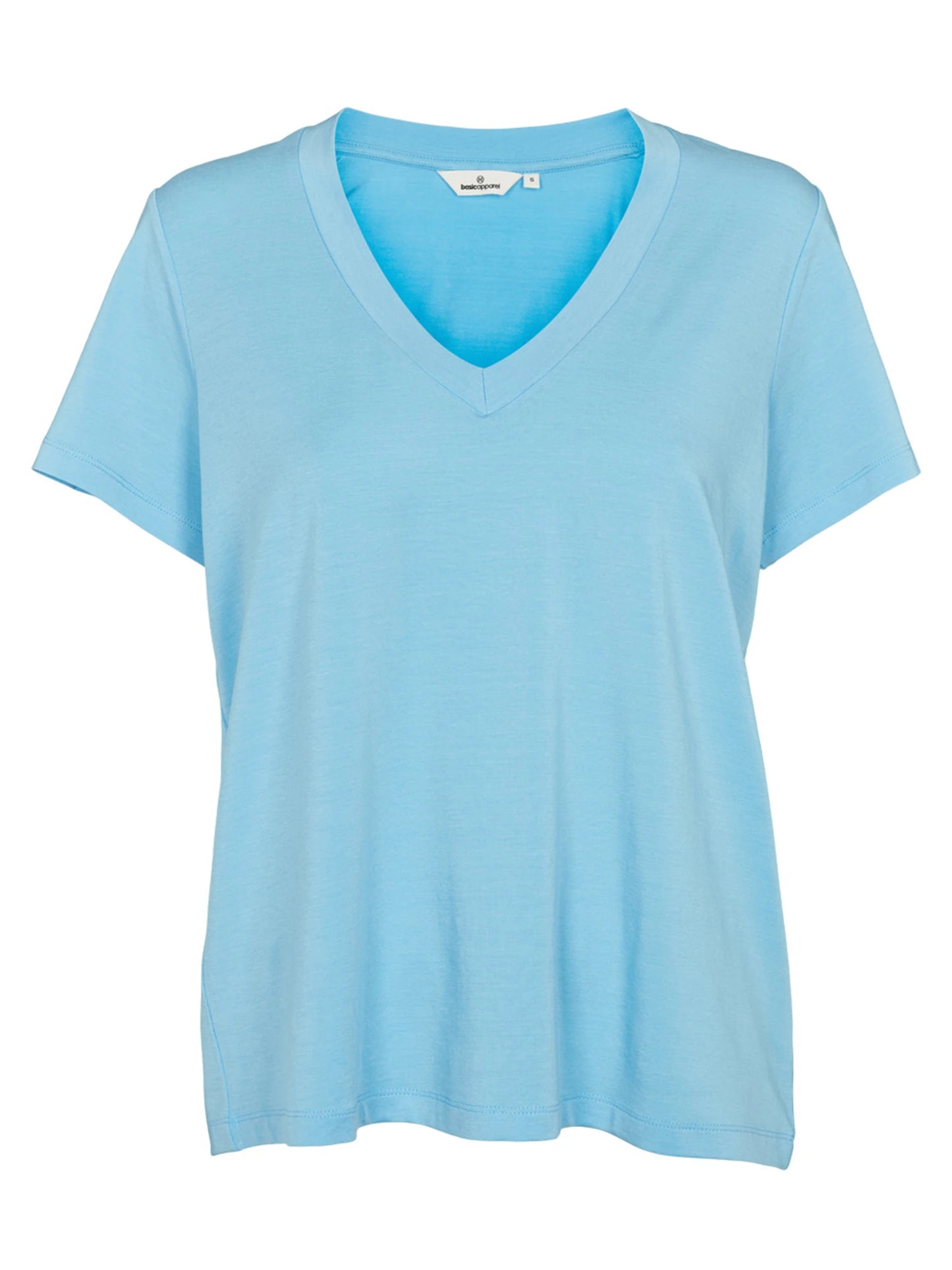 Basic Apparel - Joline V-hals - Alaskan Blue