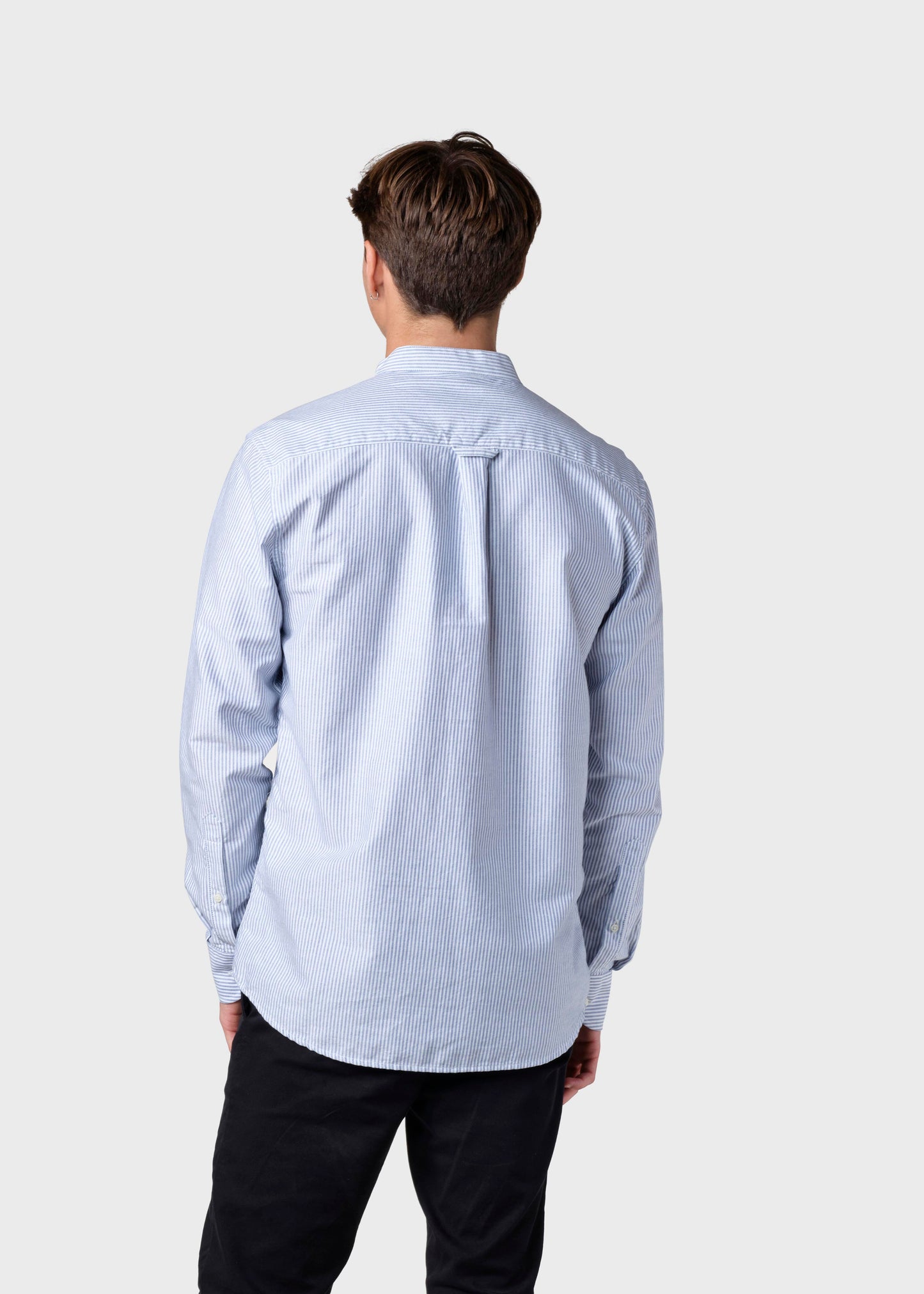 Klitmøller - Simon striped shirt - White/navy