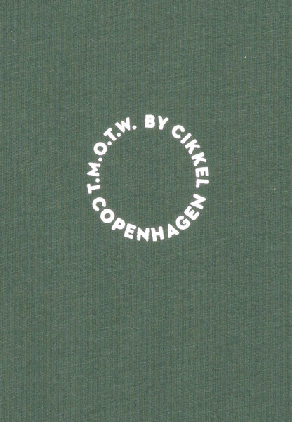 Cikkel Copenhagen - TMOTW by Cikkel Reflex Logo T-Shirt - Grøn