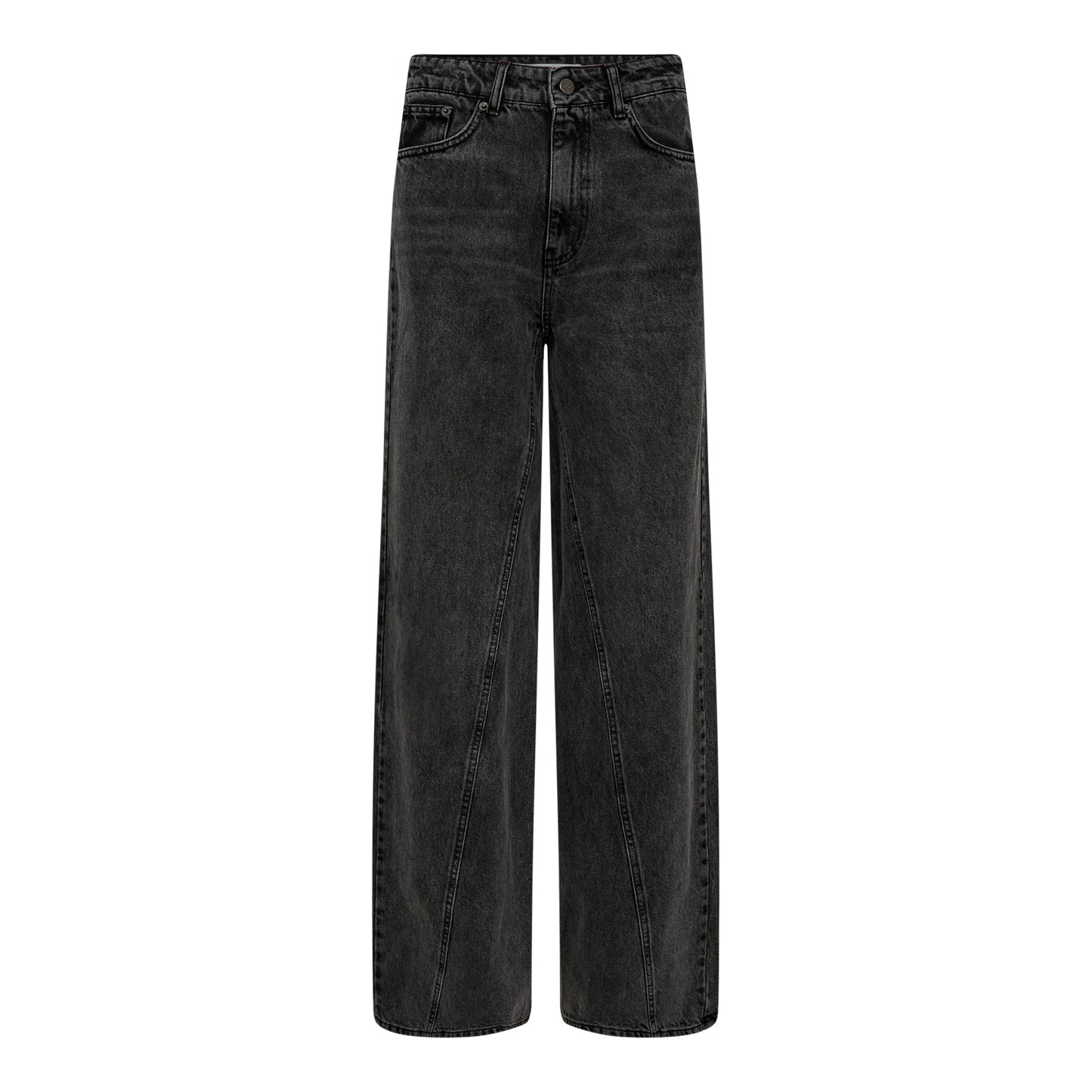Cocouture - VikaCC Jeans med bred søm - Sort
