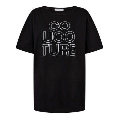 Cocouture - OutlineCC Oversize Tee - Sort