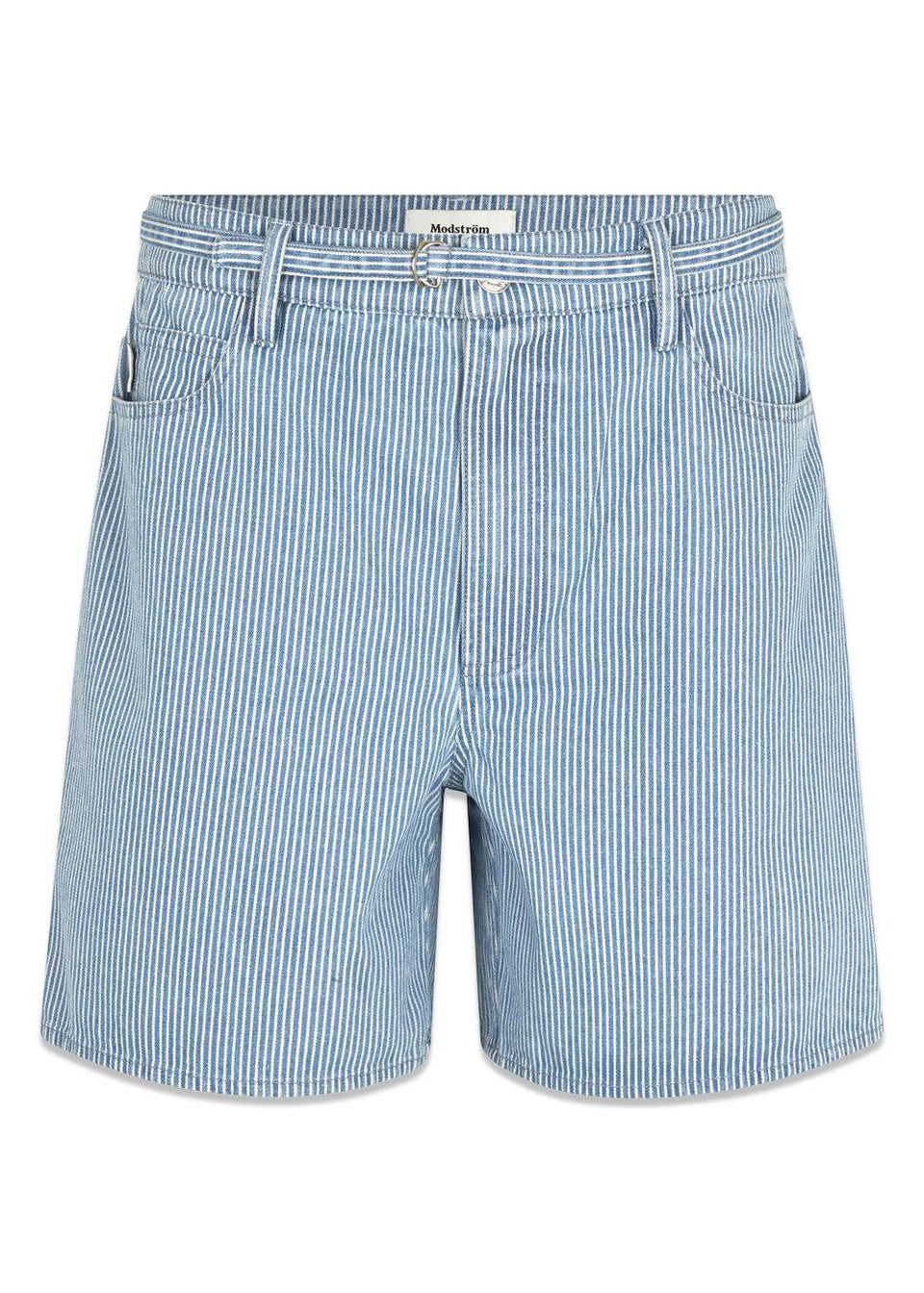 Modström - IsoldeMD shorts - Soft Blue Stripe