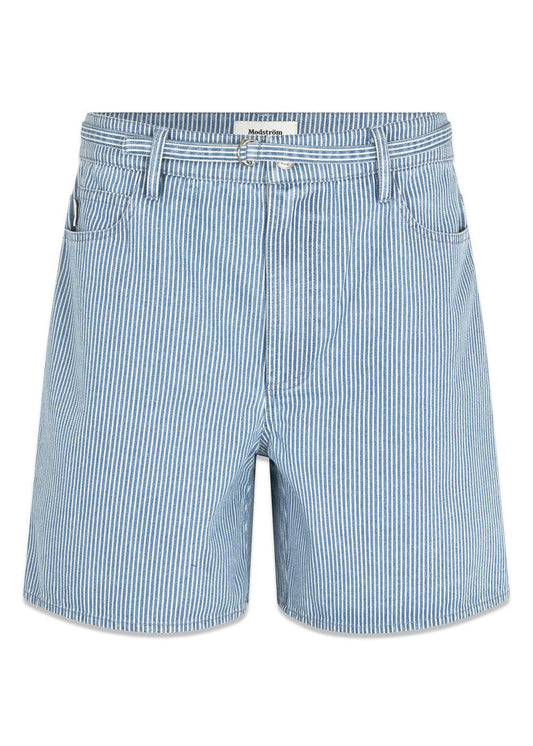 Modström - IsoldeMD shorts - Soft Blue Stripe