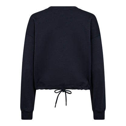 Cocouture - CleanCC Crop Tie Sweat - Navy