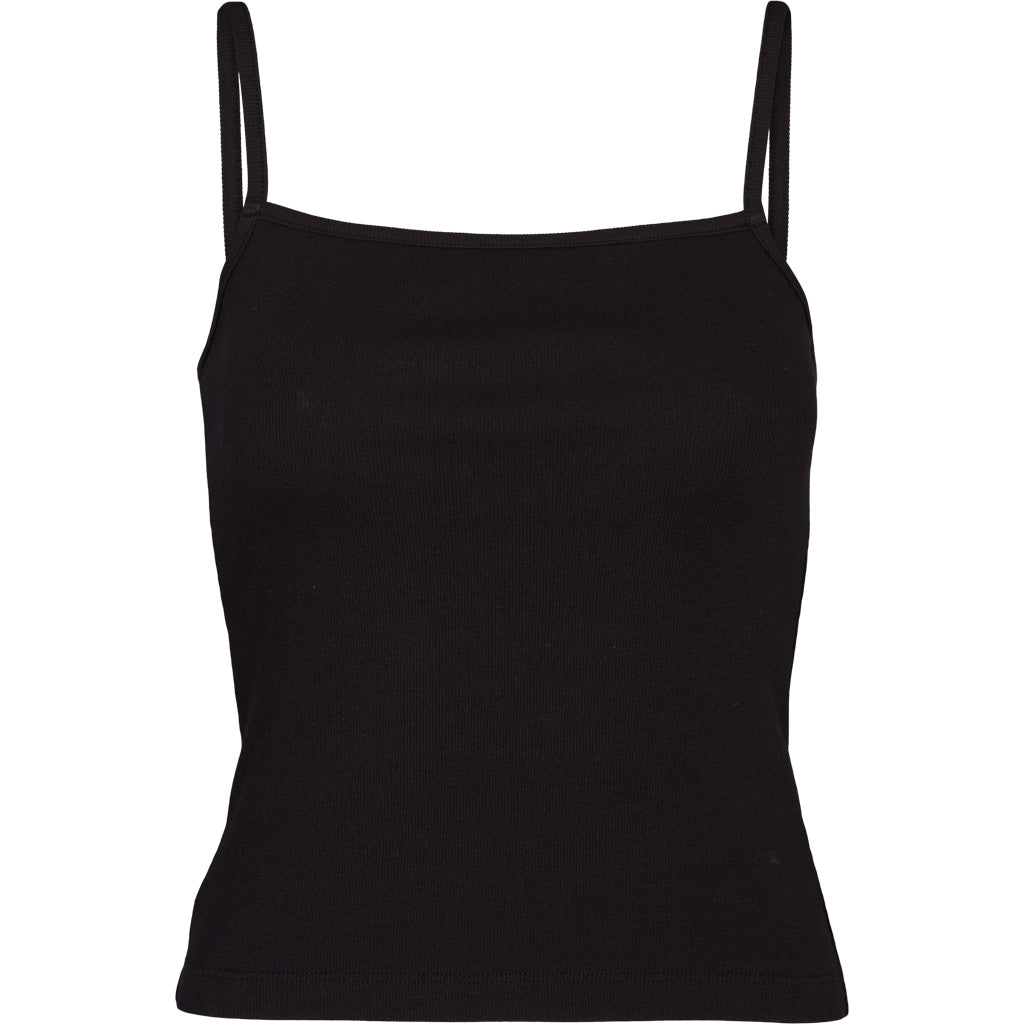 Basic Apparel - Ludmilla Strap top - Sort