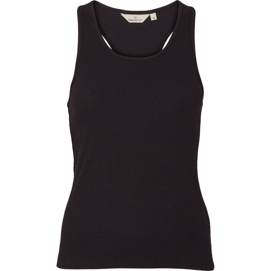 Basic Apparel - Ludmilla Racing Tank - Sort