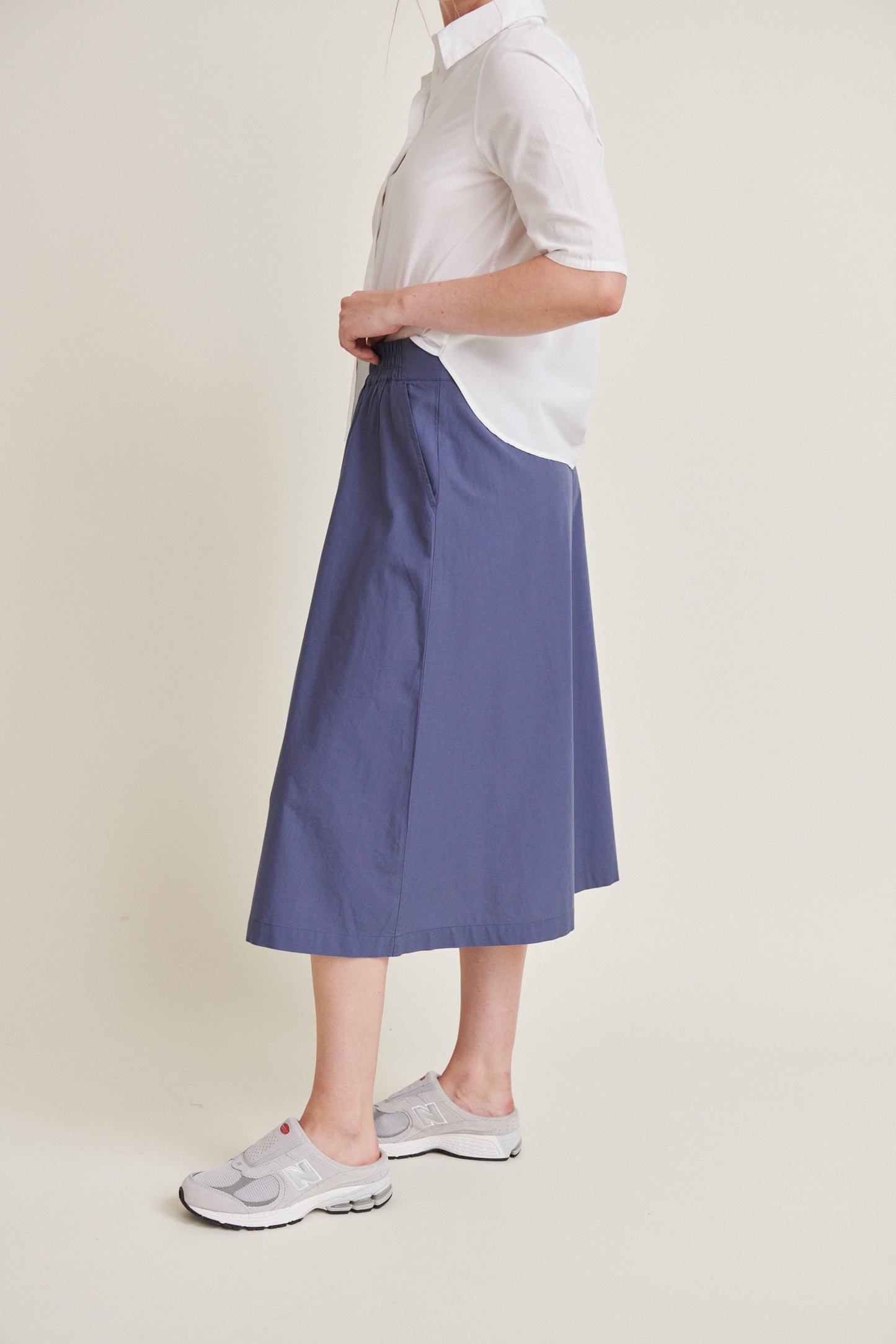 Basic Apparel - Tilde-nederdel - Vintage Indigo