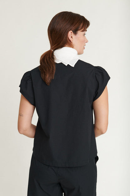 Basic Apparel - Silje SS Top - Black