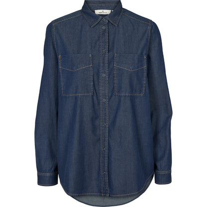 Basic Apparel - Bine Shirt - Mid Blue