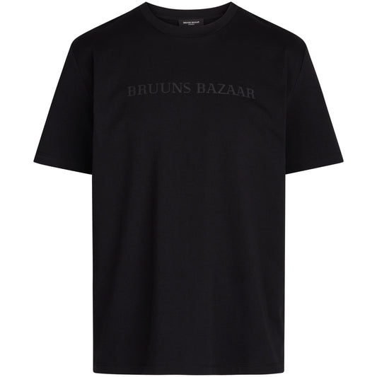 Bruuns Bazaar Herrer - GusBBLogo t-shirt - Sort