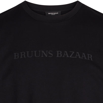 Bruuns Bazaar Herrer - GusBBLogo t-shirt - Sort