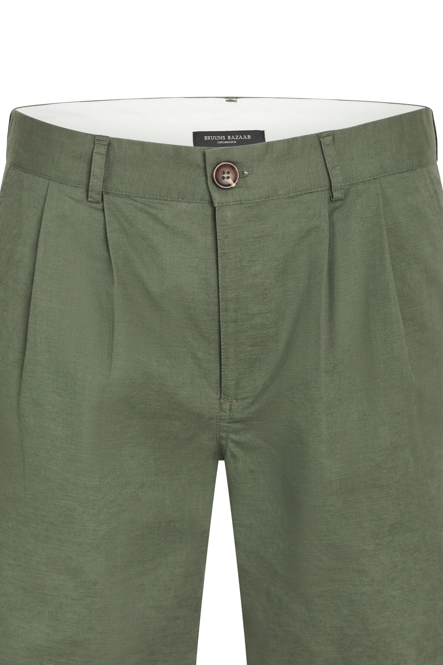 Bruuns Bazaar Men - LinoBBGermain shorts - Frosty Spruce