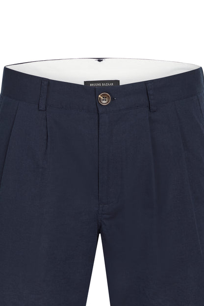 Bruuns Bazaar Men - LinoBBGermain shorts - Navy Blazer