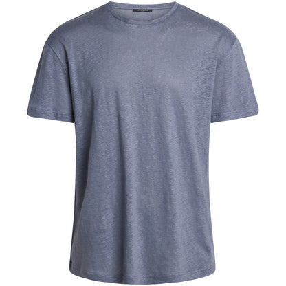 Bruuns Bazaar Men - LinenBBRound tee - Flint