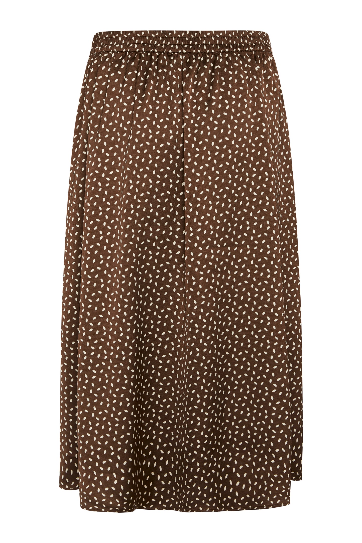 Bruuns Bazaar Women - AcaciaBBAmattas skirt - Brown/cream dot print