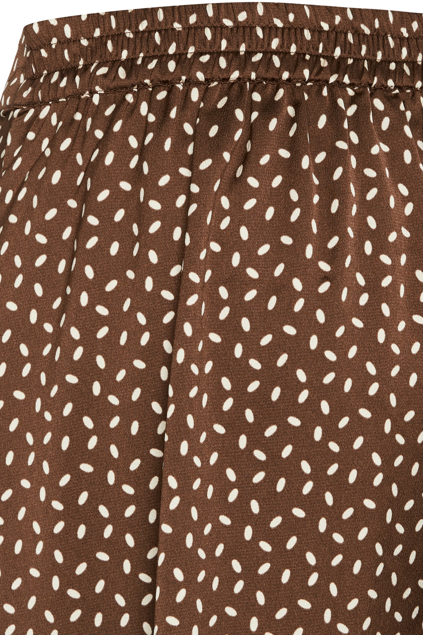 Bruuns Bazaar Women - AcaciaBBAmattas skirt - Brown/cream dot print