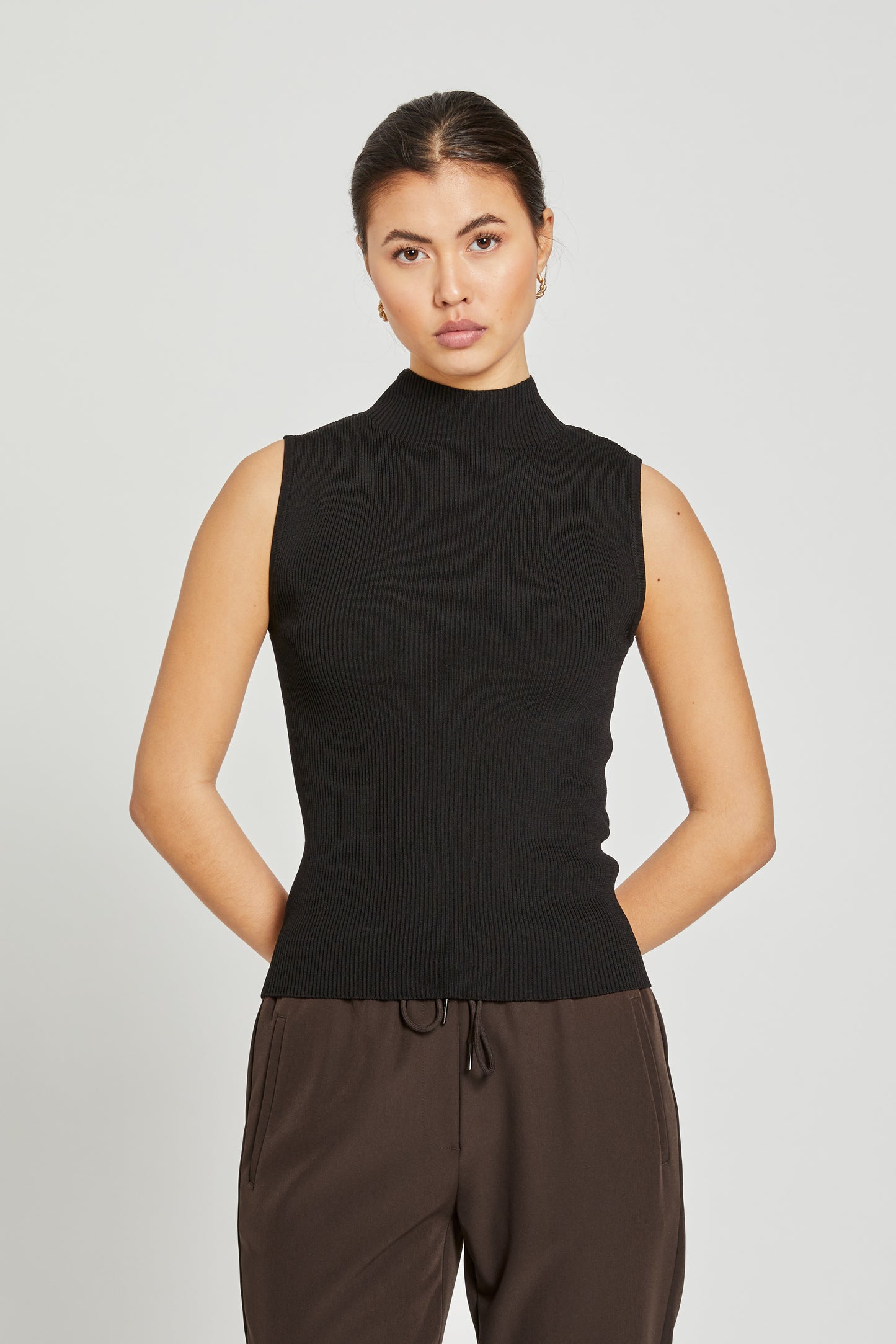 Bruuns Bazaar Women - RiversBBAditi knit top - Black