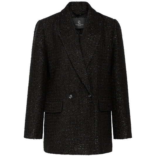 Bruuns Bazaar Women - Raspberry Grande blazer - Black