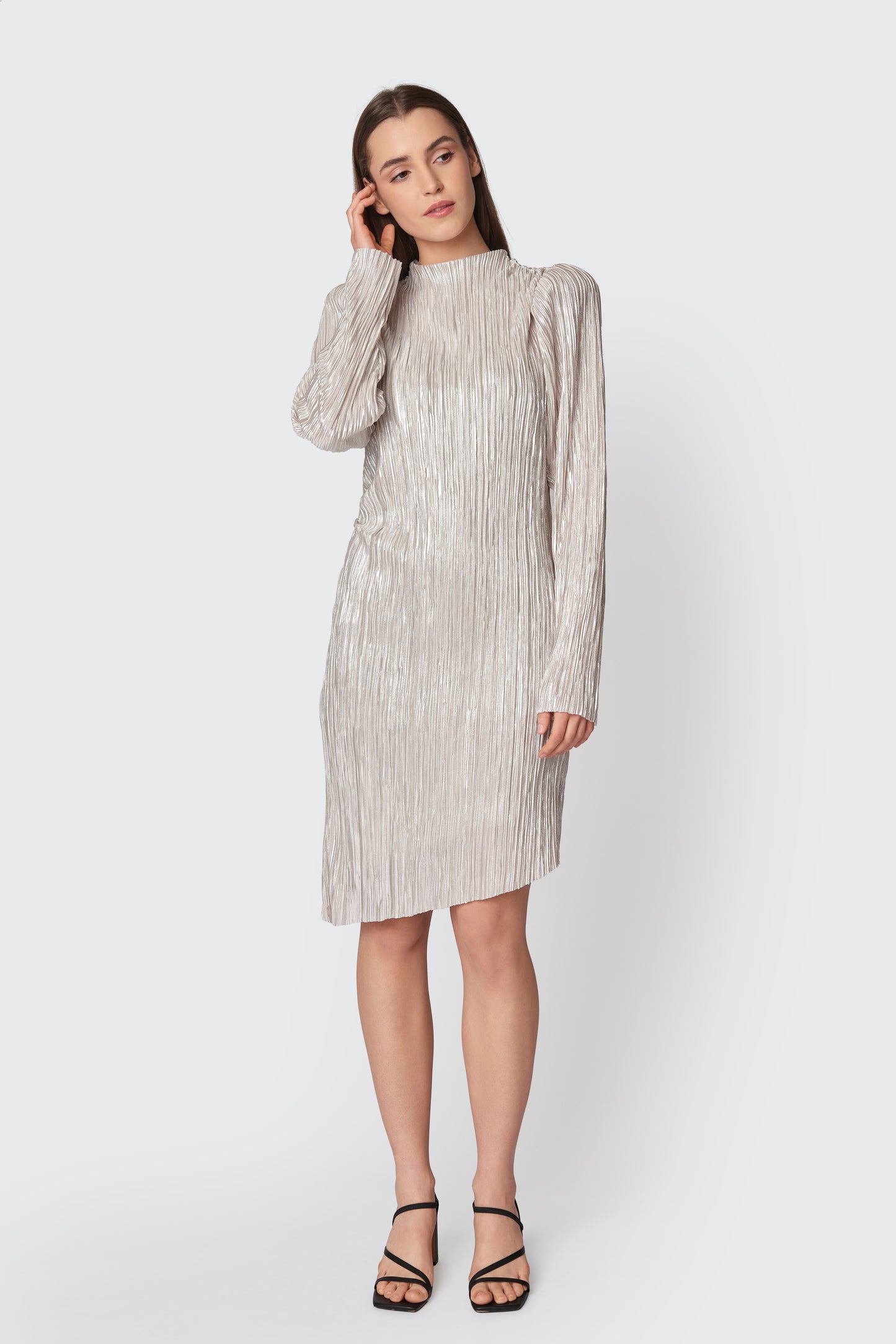 Bruuns Bazaar Damer - Groundberry Maggie kjole - Sølv