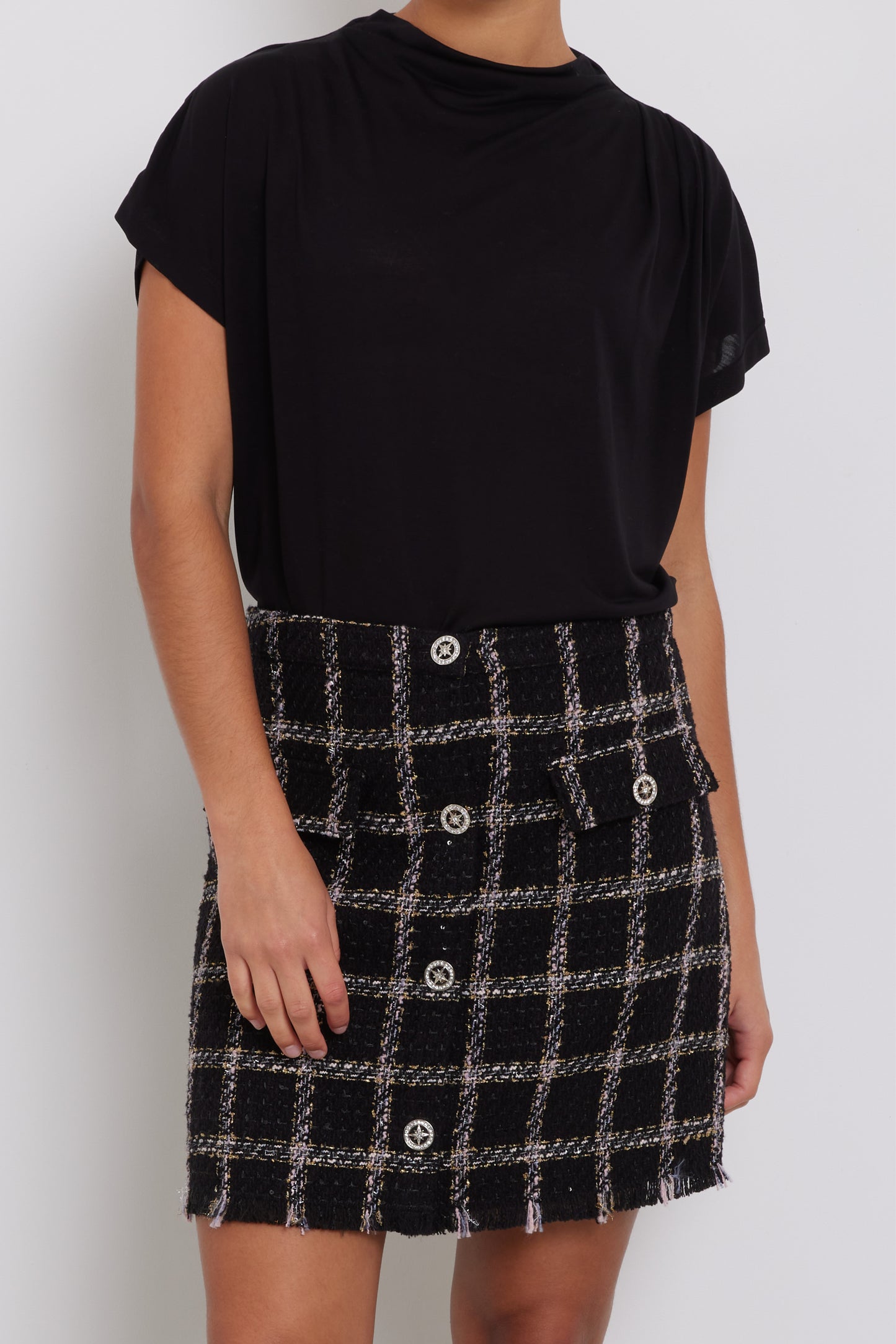 Bruuns Bazaar Women - AzollaBBJalena skirt - Black