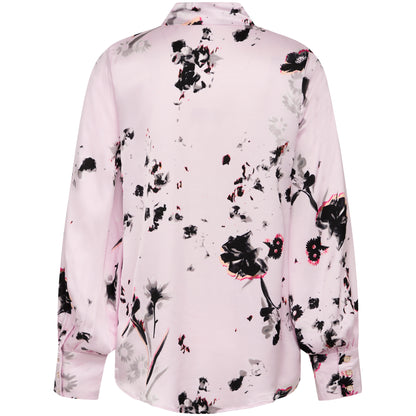 Bruuns Bazaar Damer - FloretBBNaiva skjorte - Lys pink AOP