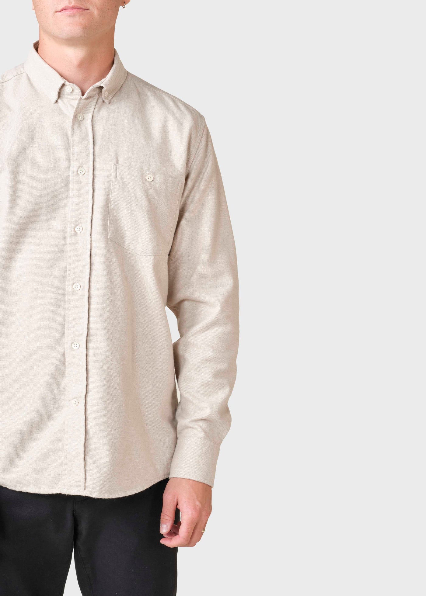 Klitmøller - Benjamin lumber shirt - Sand melange