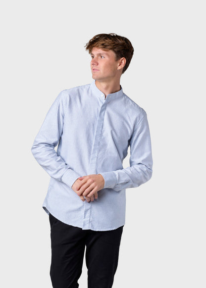 Klitmøller - Simon striped shirt - White/navy