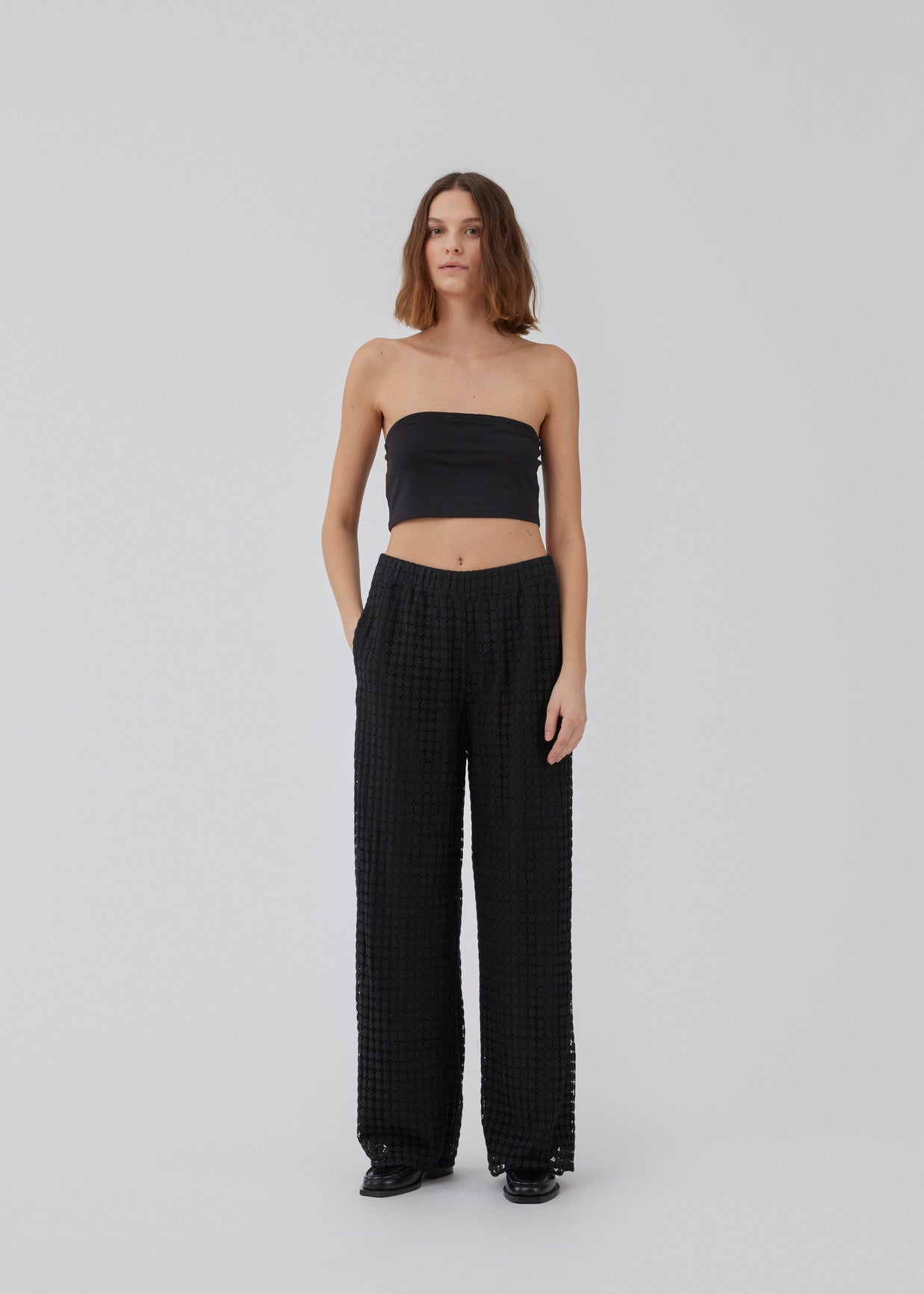 Modström - DaeMD bandeau top - Sort