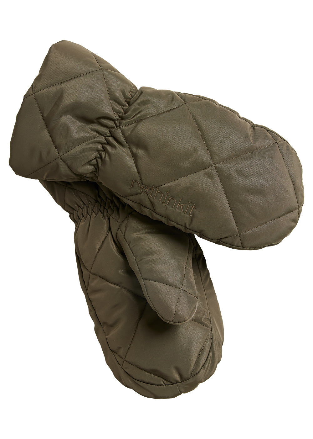 Rethinkit - Quilted Gloves Country - Green Turtle