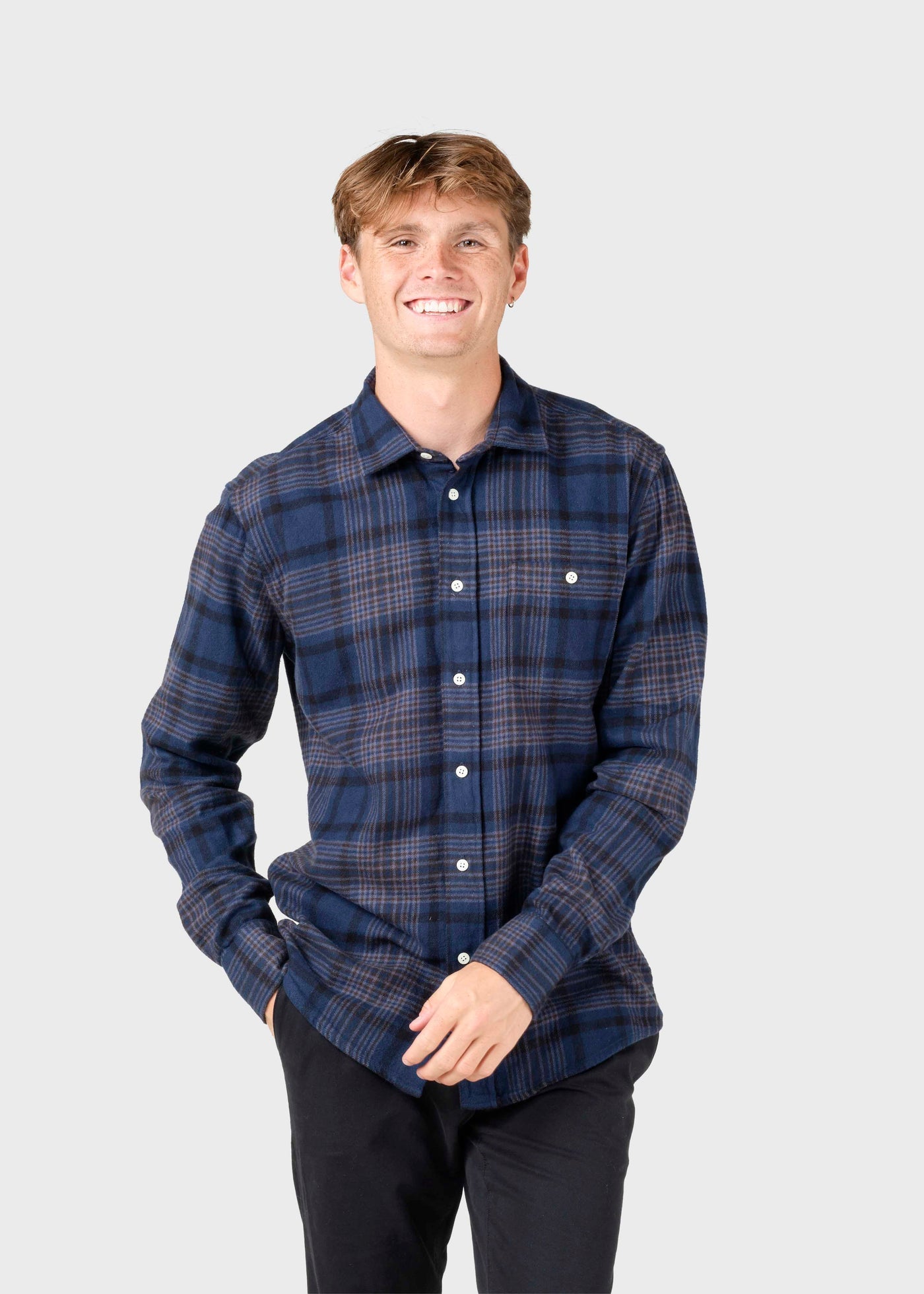 Klitmøller - Rocco shirt - Navy check