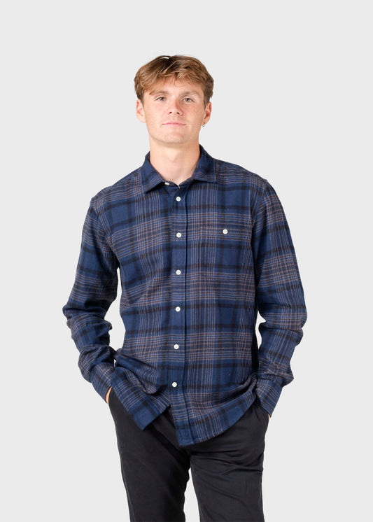 Klitmøller - Rocco shirt - Navy check