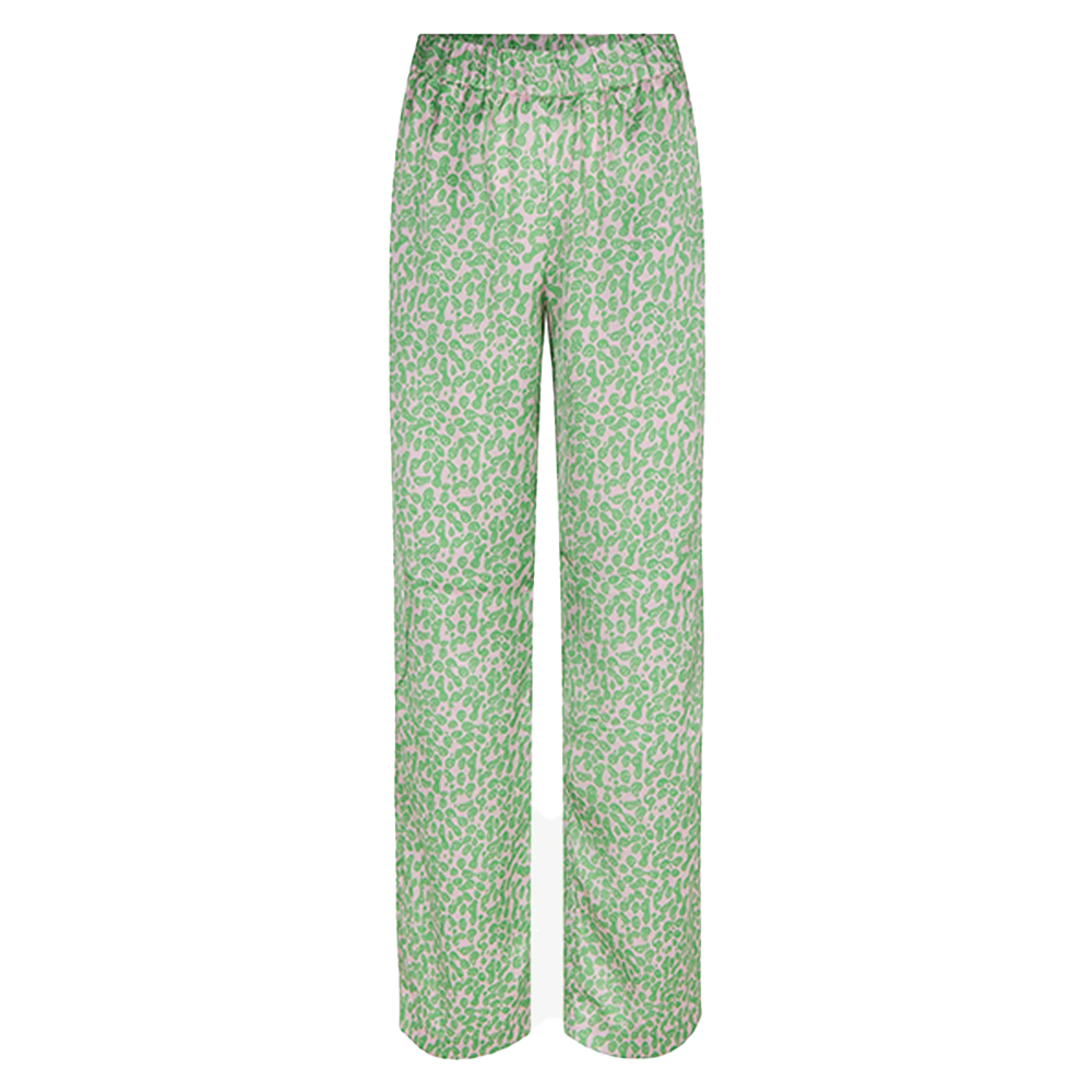 Modström - Clarke print bukser - Klassisk Grøn Smiley