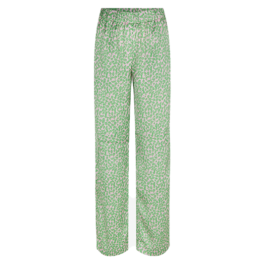 Modström - Clarke print bukser - Klassisk Grøn Smiley