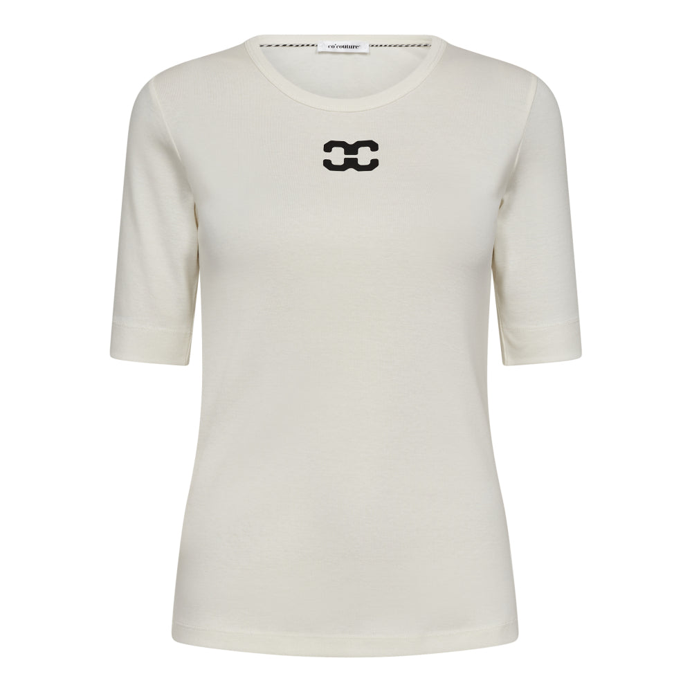 Cocouture - Granny CC Logo Tee - Off white