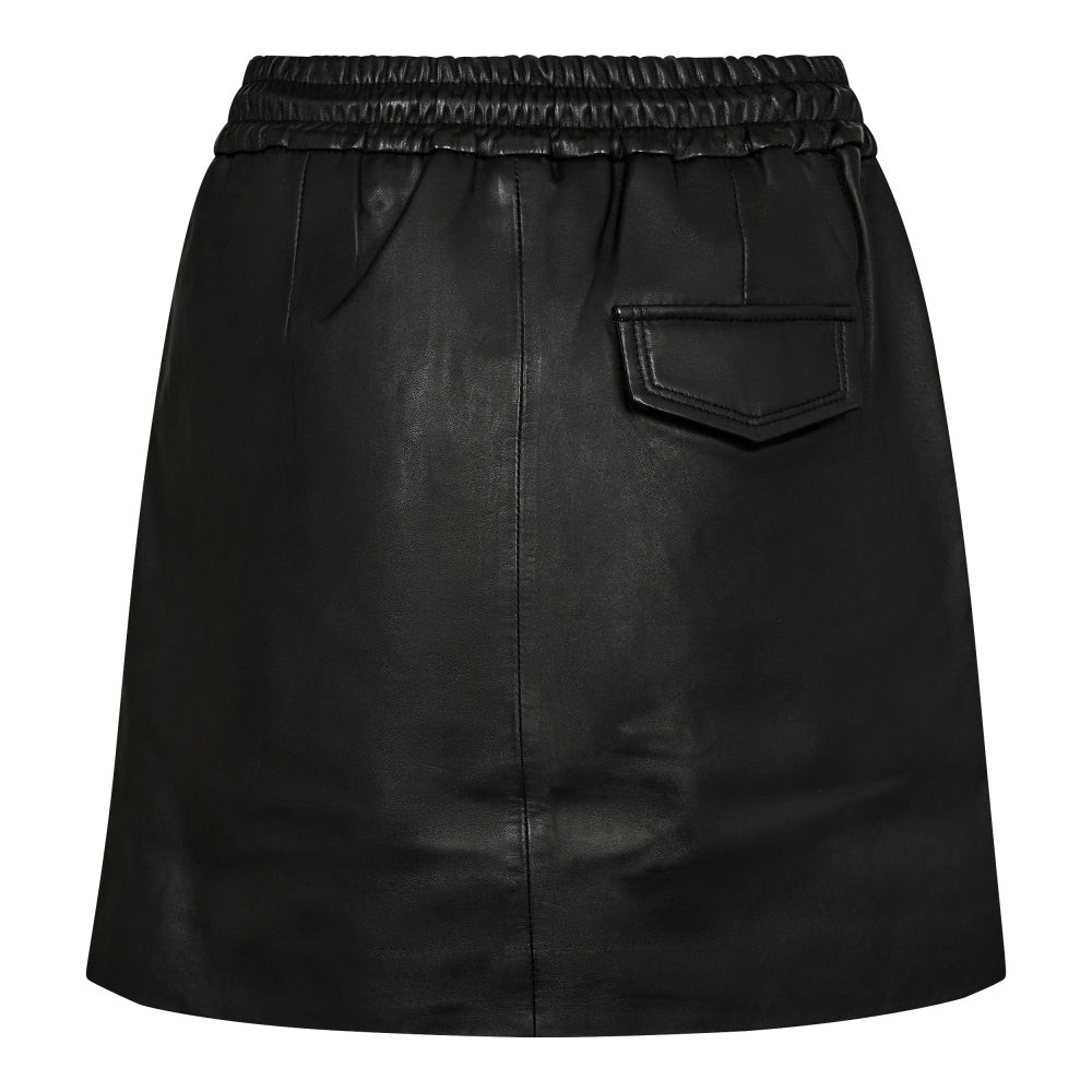 Cocouture - New PhoebeCC Leather Skirt - Black