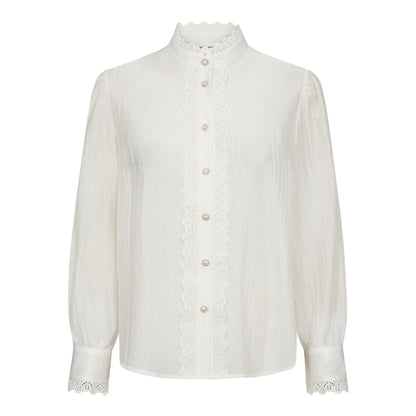 Cocouture - AngieCC Anglaise Shirt - White