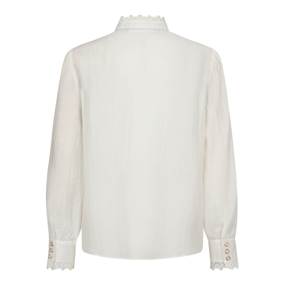 Cocouture - AngieCC Anglaise Shirt - White