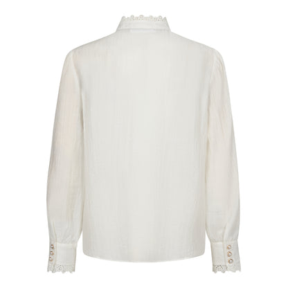 Cocouture - AngieCC Anglaise Shirt - White