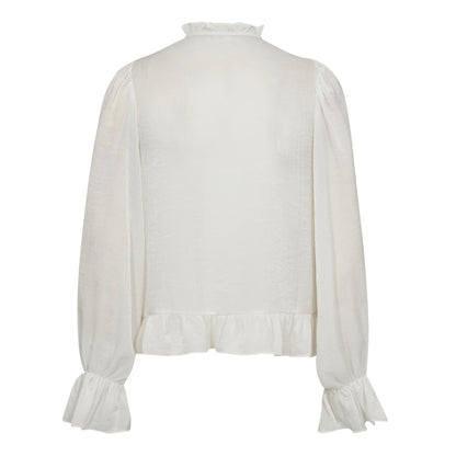 Cocouture - MelinaCC Frill Shirt - White