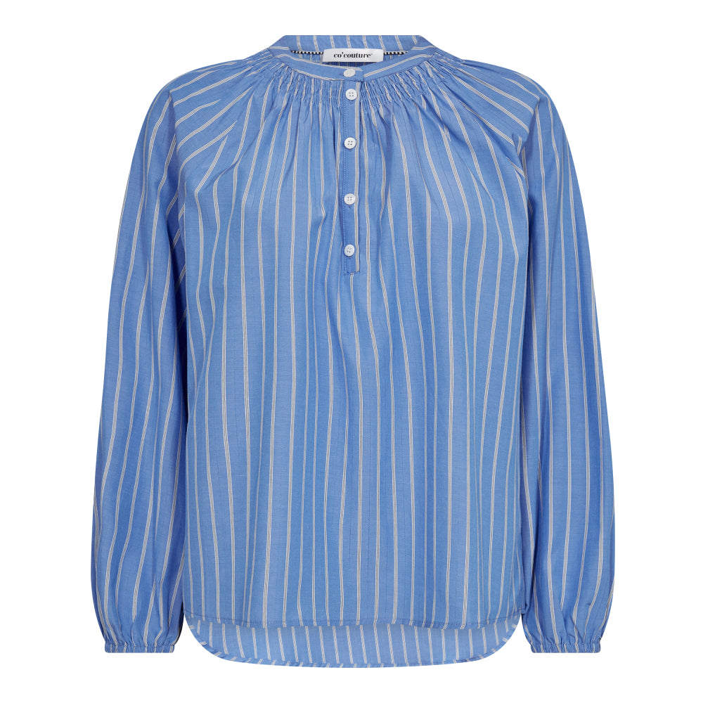 Cocouture - SamraCC Stripe Blouse - Sky Blue