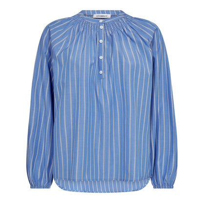 Cocouture - SamraCC Stripe Blouse - Sky Blue