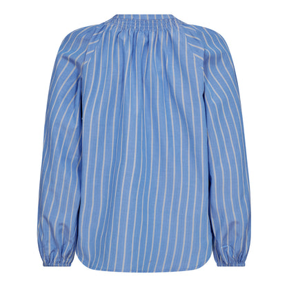 Cocouture - SamraCC Stripe Blouse - Sky Blue